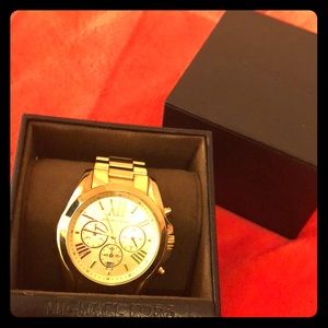 Michael Kors Gold  Round Chronograph Watch